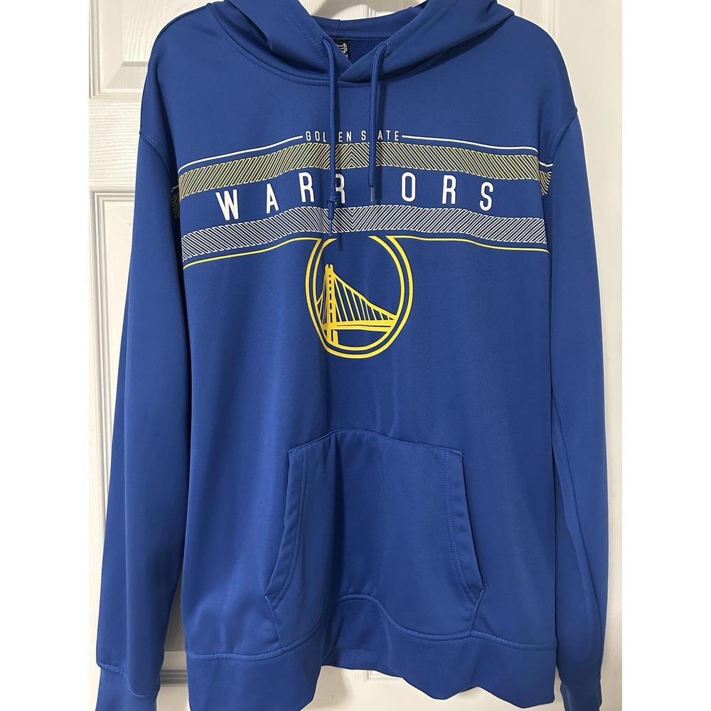 Golden‎ State Warriors Hoodie Men XL Blue Pullover NBA Ultra Game Basketball